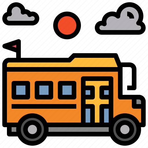 Bus, public, school, transport, vehicle icon - Download on Iconfinder