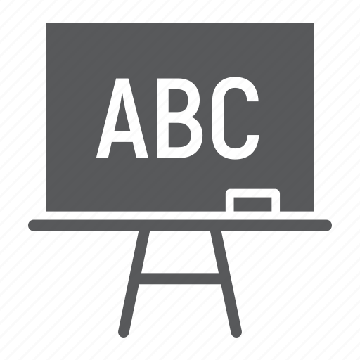 Blackboard, board, chalk, education, lesson, school, stand icon - Download on Iconfinder
