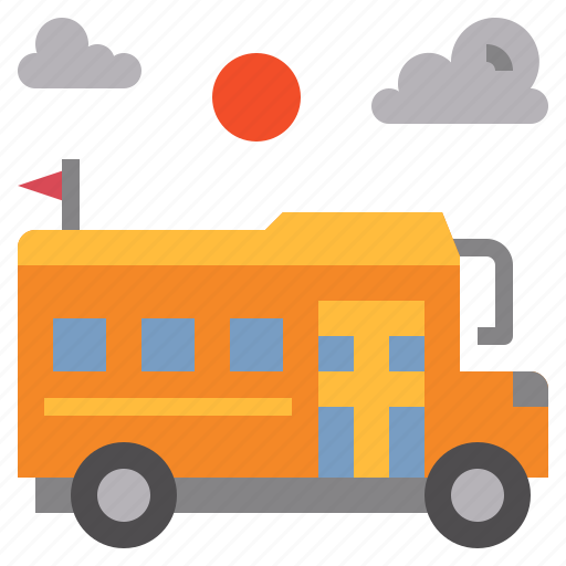 Bus, public, school, transport, vehicle icon - Download on Iconfinder