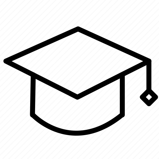 College, graduation, graduation hat, hat, mortarboard, school, student icon - Download on Iconfinder