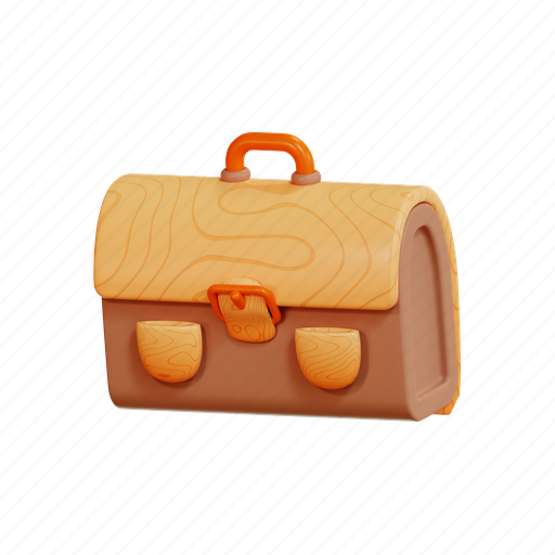 Briefcase, teacher, education, school, study, learning, book 3D illustration - Download on Iconfinder