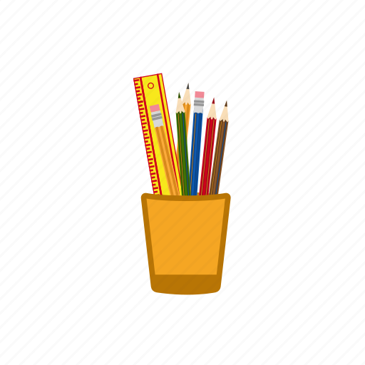 Pencil in a jar, pencil in a pot, pencils icon - Download on Iconfinder