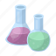 chemical, flask, liquid, solution, test tube 