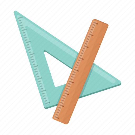 Drafting triangle, measure, measuring, ruler, tool icon - Download on  Iconfinder