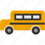 bus, bus school, education, flat, transport, travel 