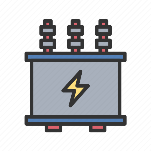 Transformer, power, voltage, current icon - Download on Iconfinder
