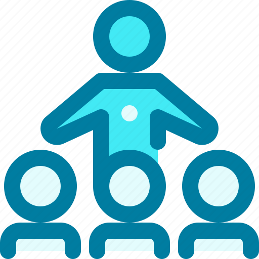 Team, person, group, leader, boss, people, leadership icon - Download on Iconfinder
