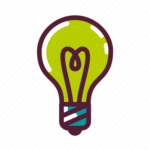 Bulb, education, idea, lamp, pight, plasticons icon - Download on Iconfinder
