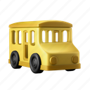 school bus, toy, retro, transportation, childhood 