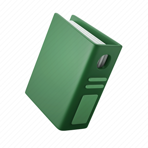 Folder, archive, document, office, binder 3D illustration - Download on Iconfinder