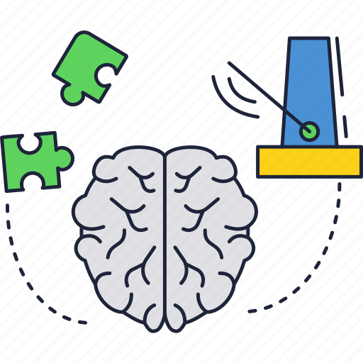 Brain, metronome, puzzle icon - Download on Iconfinder