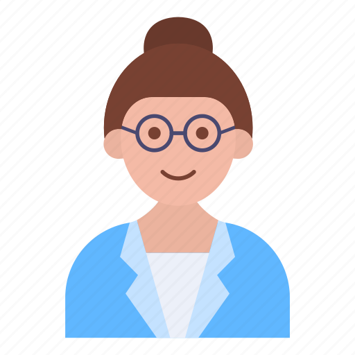 Female professor, teacher, lecturer, instructor icon - Download on Iconfinder