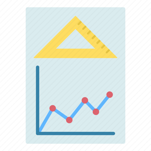 Set square, graph, stats, math icon - Download on Iconfinder