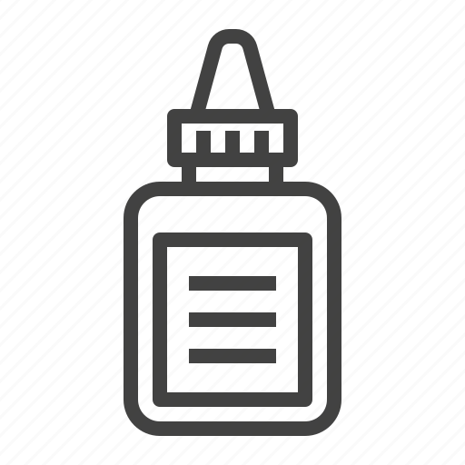 Bottle, clay, school, stationery, supplies icon - Download on Iconfinder
