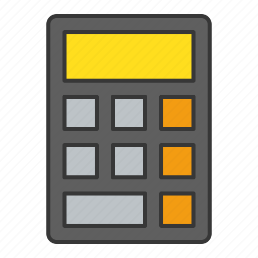 Calculation, calculator, education, school, tool, school material icon - Download on Iconfinder