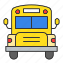 bus, education, school, school bus, transport, vehicle