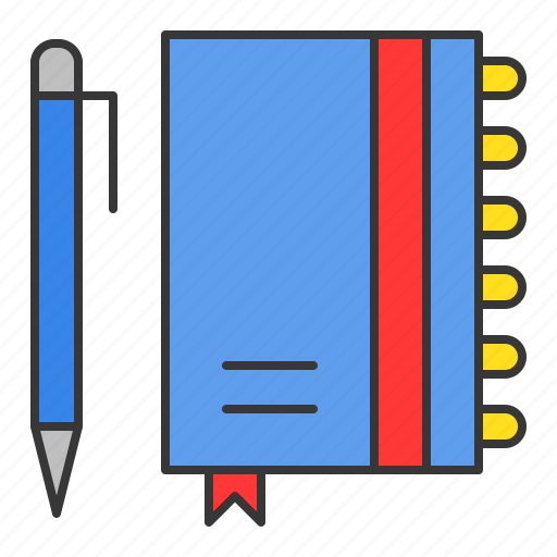 Education, learning, notebook, pencil, school, write, school material icon - Download on Iconfinder