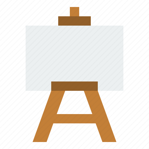 Painting canvas, painting board, painting easel, art board, canvas stand  icon - Download on Iconfinder