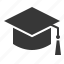 education, graduation, graduation cap, graduation hat, hat, school 