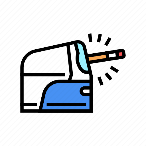 Pencil, sharpener, automatically, school, supplies, stationery icon - Download on Iconfinder