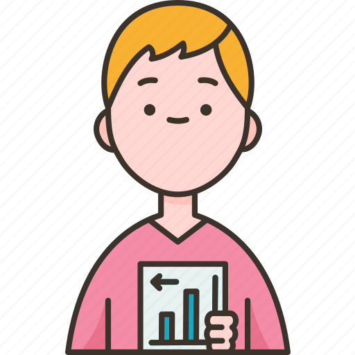 Statistician, information, analysis, mathematician, science icon - Download on Iconfinder