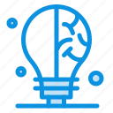 bulb, idea, science