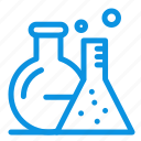 flask, lab, science, tube 