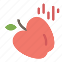 apple, food, science