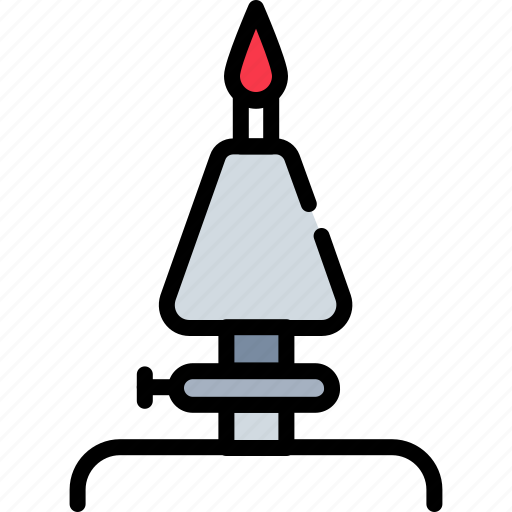 Burner, chemistry, fire, flame, gas, lab, scientific icon - Download on Iconfinder