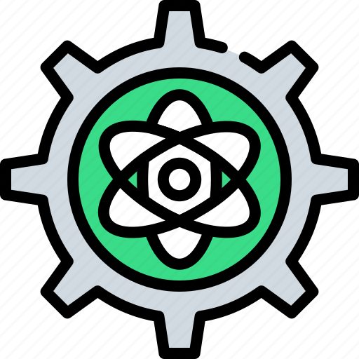 Achievement, applied, atom, gear, math, physics, science icon - Download on Iconfinder