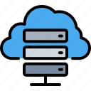 cloud, database, files, hosting, server, storage, weather