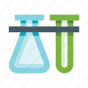 test, tubes, chemistry, science, laboratory, lab, flask