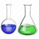 flask, tube, chemistry, laboratory, experiment, science, chemical, education, research