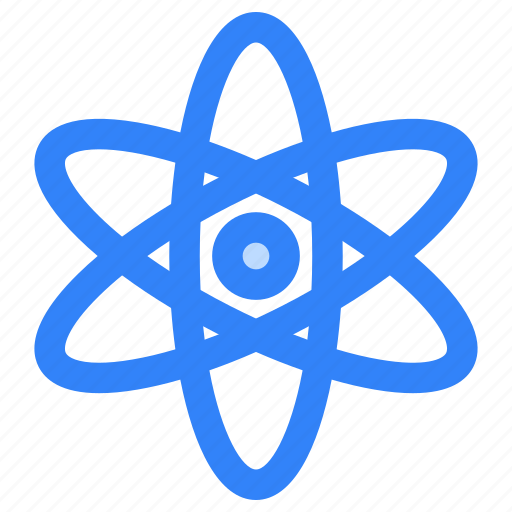 Atom, react, education, revolving, electron, physics, nuclear icon - Download on Iconfinder