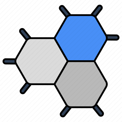 Compound, molecule, topology, chemical structure, chemistry icon - Download on Iconfinder