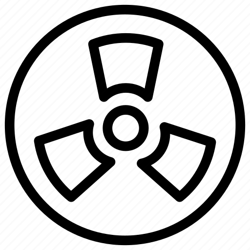 Danger, radiation, risk, warning icon - Download on Iconfinder