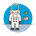 astronaut, base, outer, planet, science, space, suit, technology