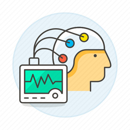 Science, activity, electroencephalogram, monitoring, eeg, wave, technology icon - Download on Iconfinder