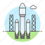 aeronautic, booster, launch, outer, rocket, science, solid, space, system, technology 