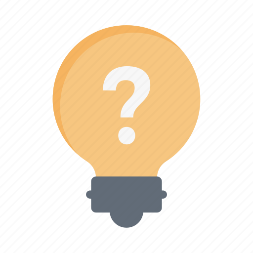 Help, idea, faq, question, bulb icon - Download on Iconfinder