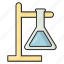 stand, beaker, science, lab, flask 