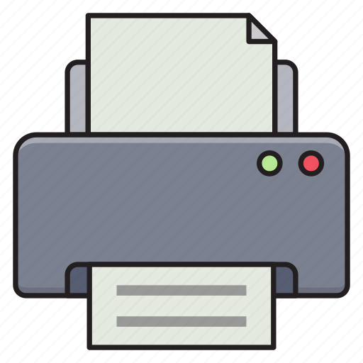 Paper, device, fax, printer, technology icon - Download on Iconfinder