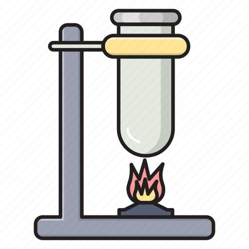 Lab, testtube, tubestand, burner, science icon - Download on Iconfinder