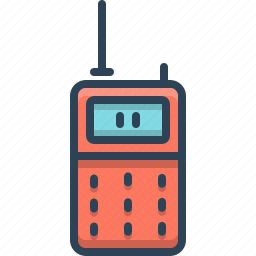 Radio, security, talkie, walkie, wireless icon - Download on Iconfinder