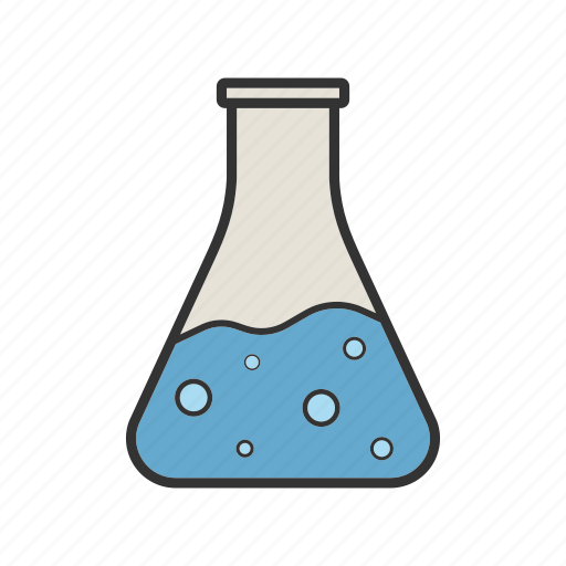 Boiling, bulb, chemical agent, lab flask, liquid, reagent, vessel icon - Download on Iconfinder