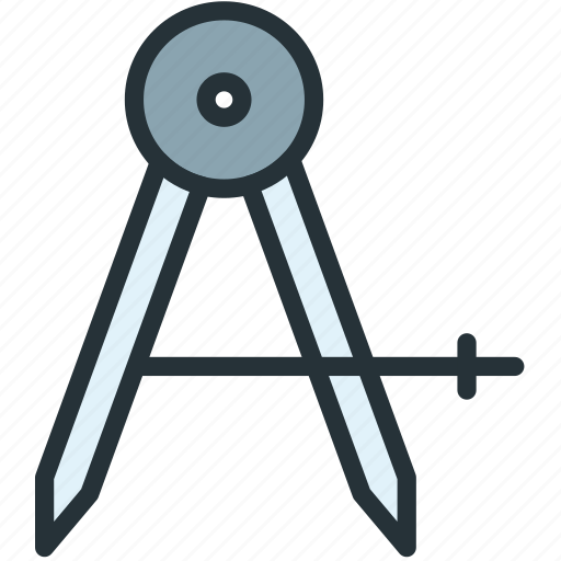Compass, divider, science icon - Download on Iconfinder
