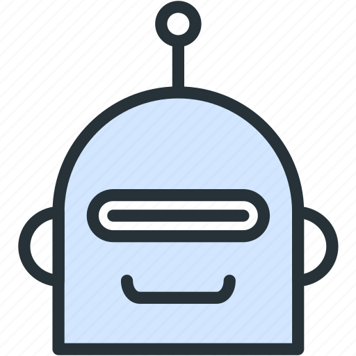 Cyber, robot, science, smile, technology icon - Download on Iconfinder