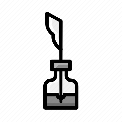 Education, ink, knowledge, pen, research, science, write icon - Download on Iconfinder