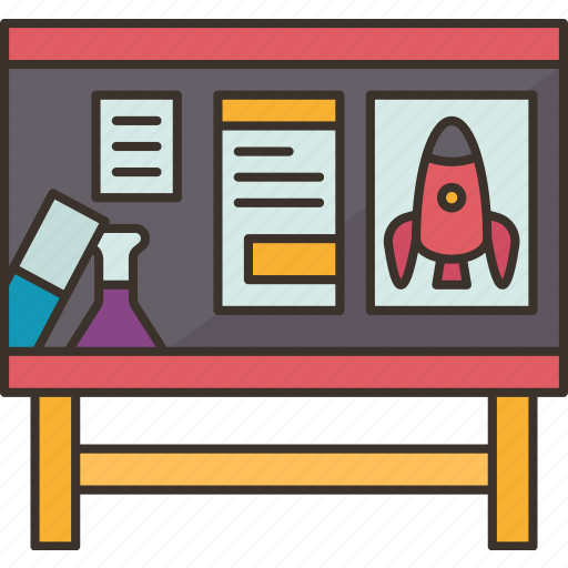 Board, science, fair, experiment, information icon - Download on Iconfinder