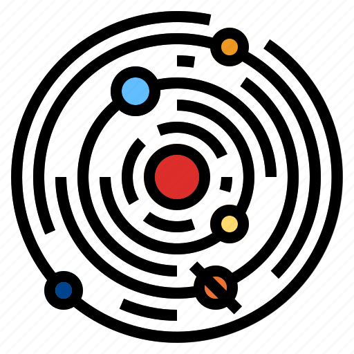 solar system icons transparent
